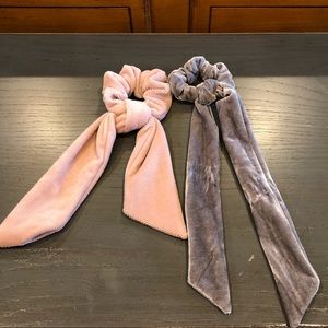 Velvet Scrunchie Hair Scarves